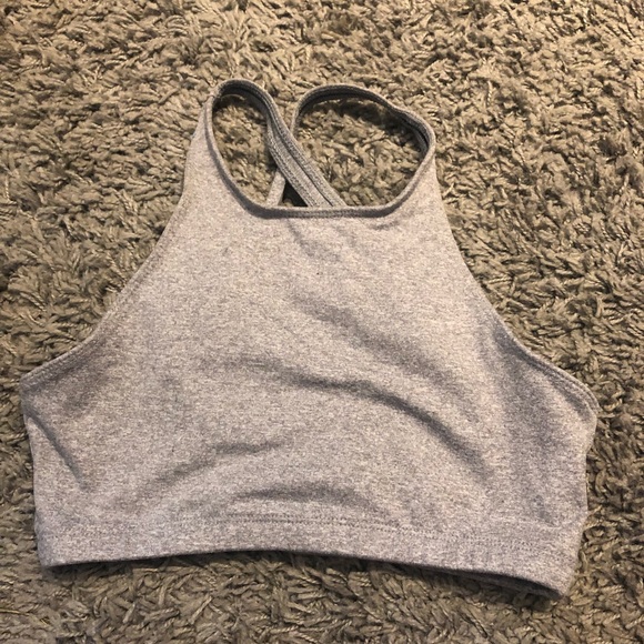 halter neck sports bra or workout top - Picture 1 of 3